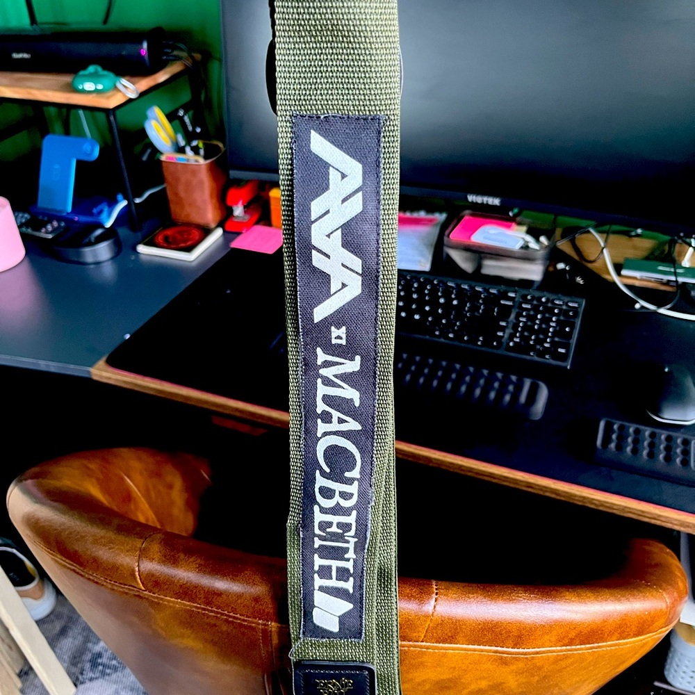 Angels and Airwaves Macbeth guitar strap